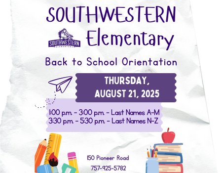  25-26 Orientation Schedule